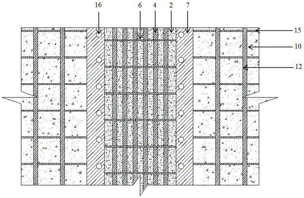 Connection method of prefabricated piles in foundation pit and stirrups of cast-in-place laminated lining walls