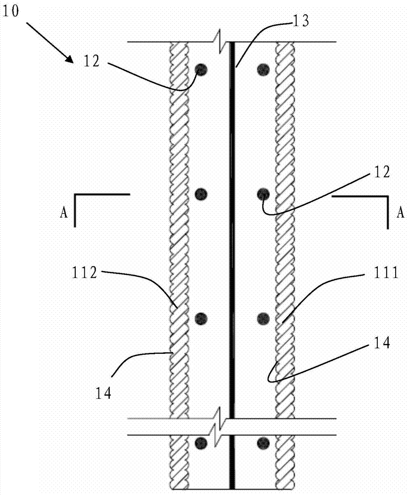 3D printing reinforcement masonry shear wall structure and construction method thereof