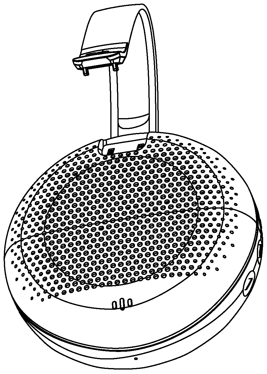 Double-layer sound outlet structure of sound box and processing method thereof