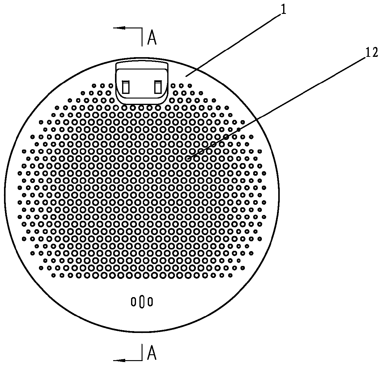 Double-layer sound outlet structure of sound box and processing method thereof