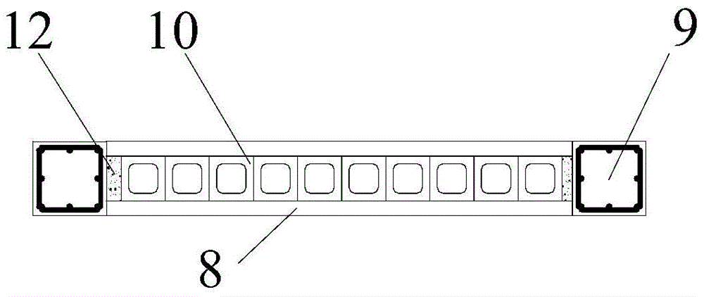 An earthquake-resistant rocking infill wall frame structure