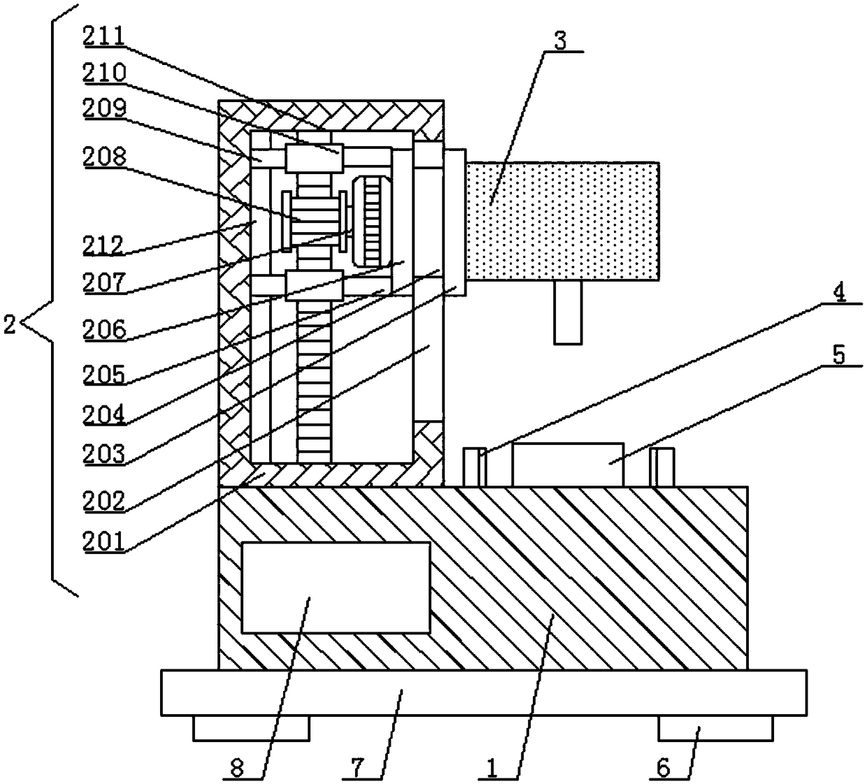 Drilling equipment for machining