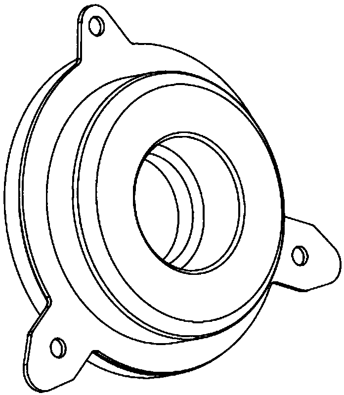 An end cap for an electric motor and a washing machine having the same