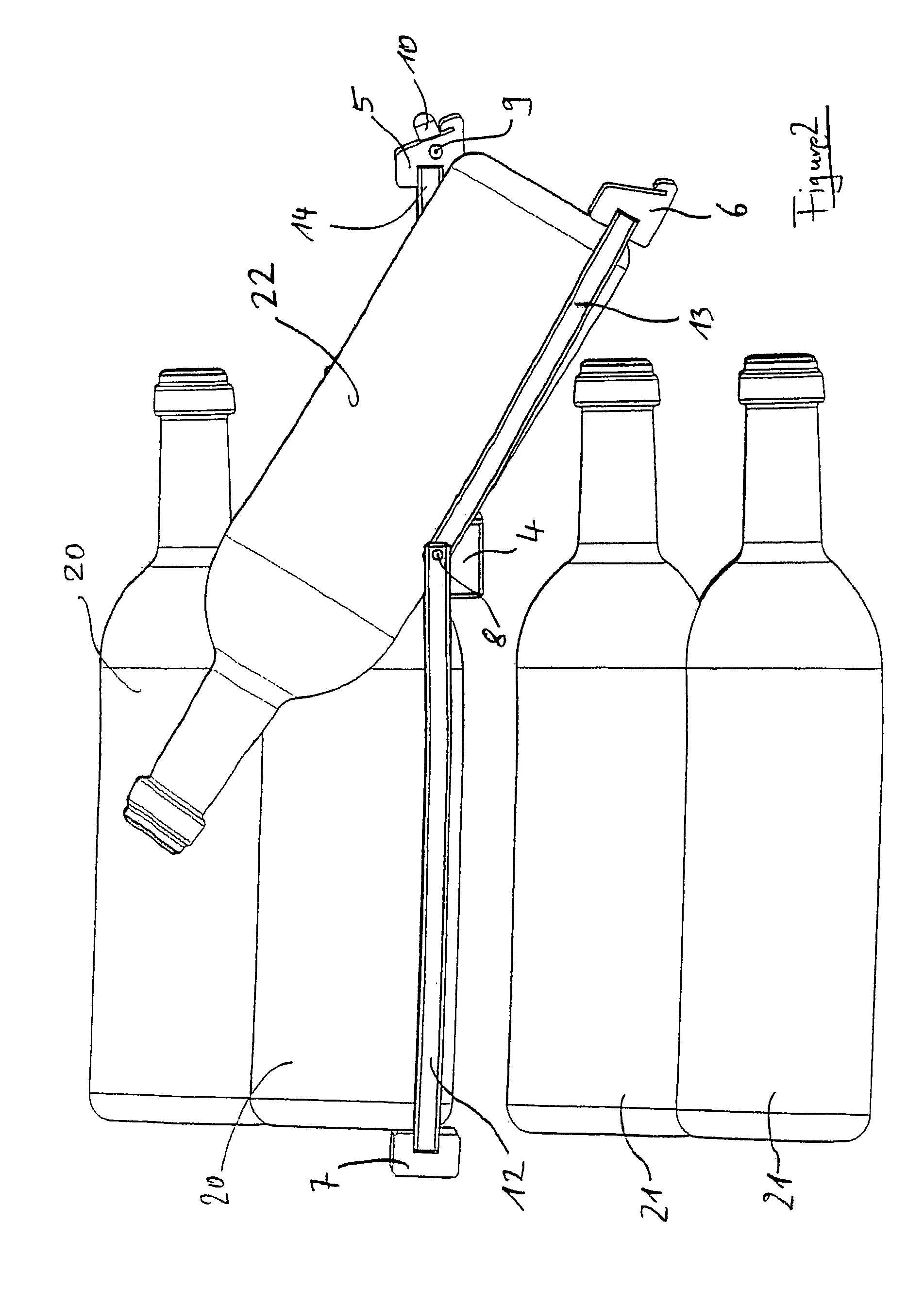 Bottle rack and a bottle storage device