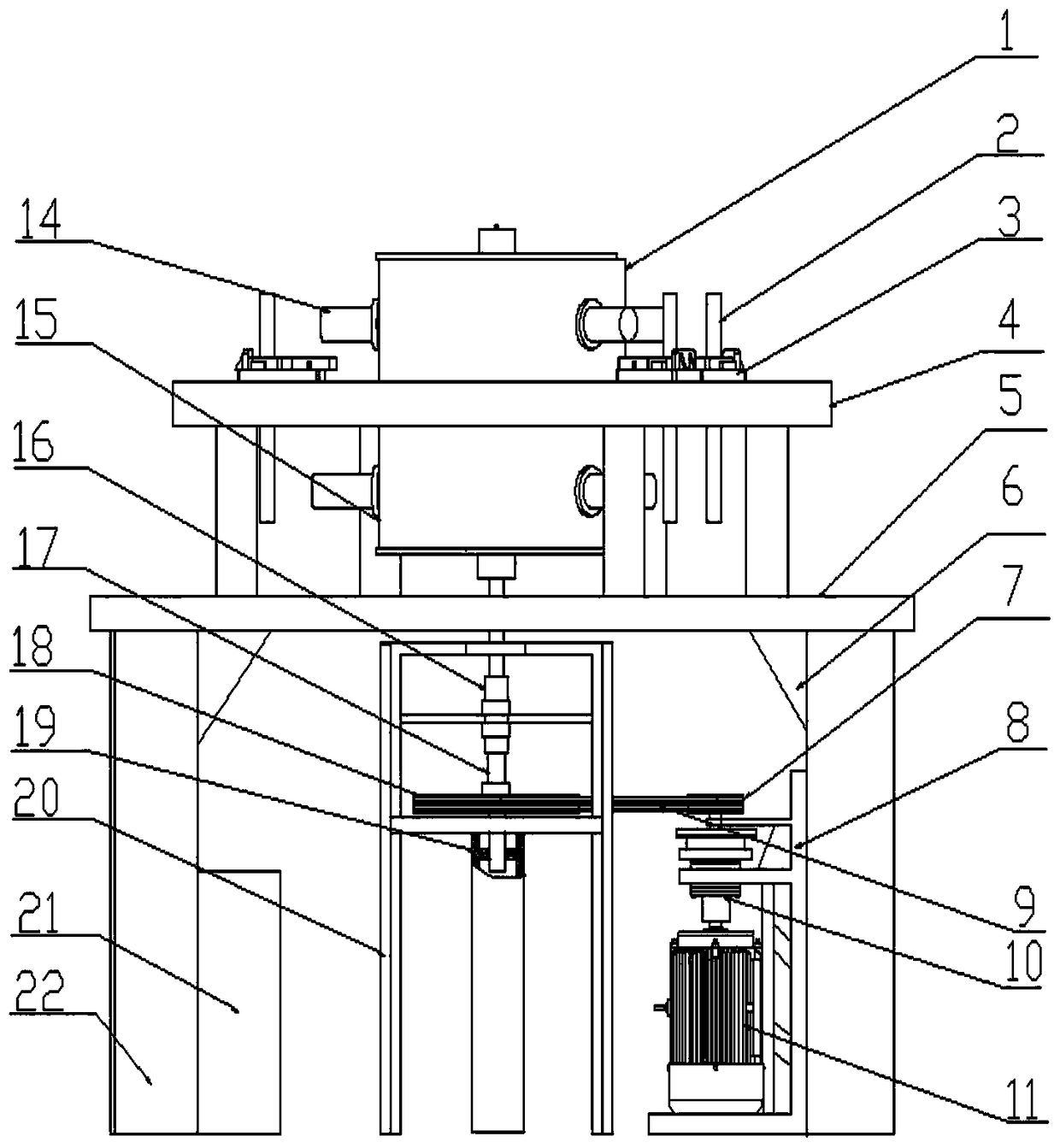 Five-star plunger loading and low cycle fatigue cracking equipment for split connecting rod cracking