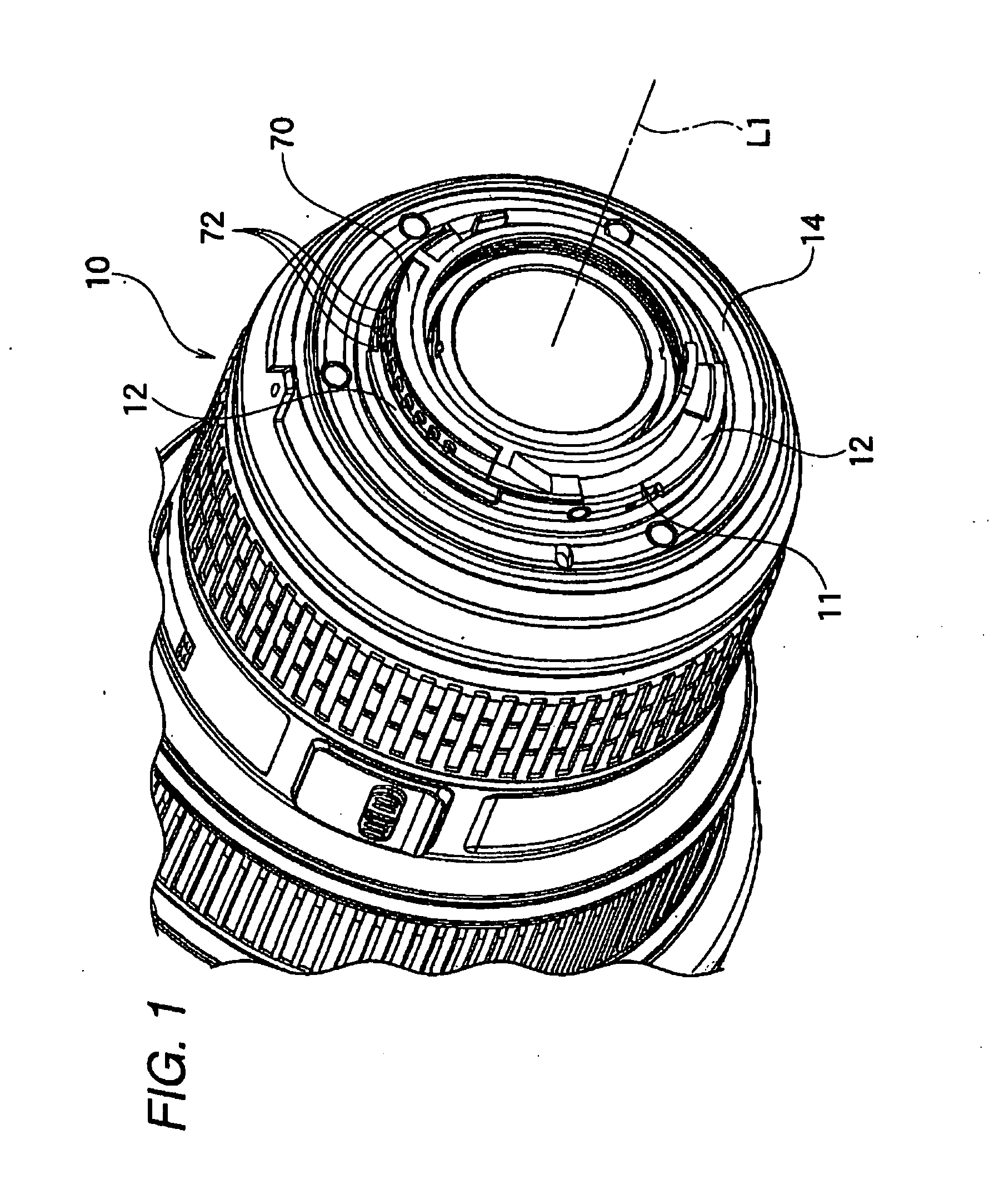 Lens barrel, photographic device, and production method of same