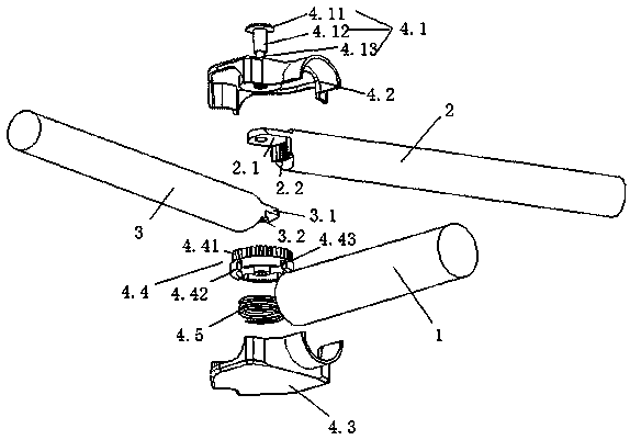 Folding vehicle arm and multi-rotor unmanned aerial vehicle