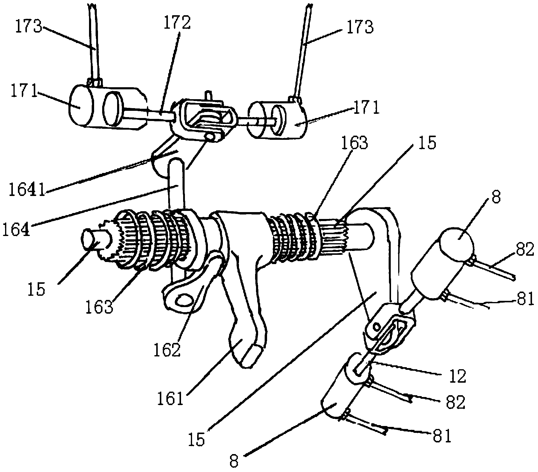 Wheel excavator with automatic speed changing device