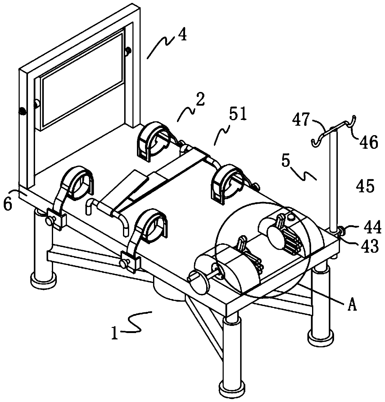 Children transfusion fixing device