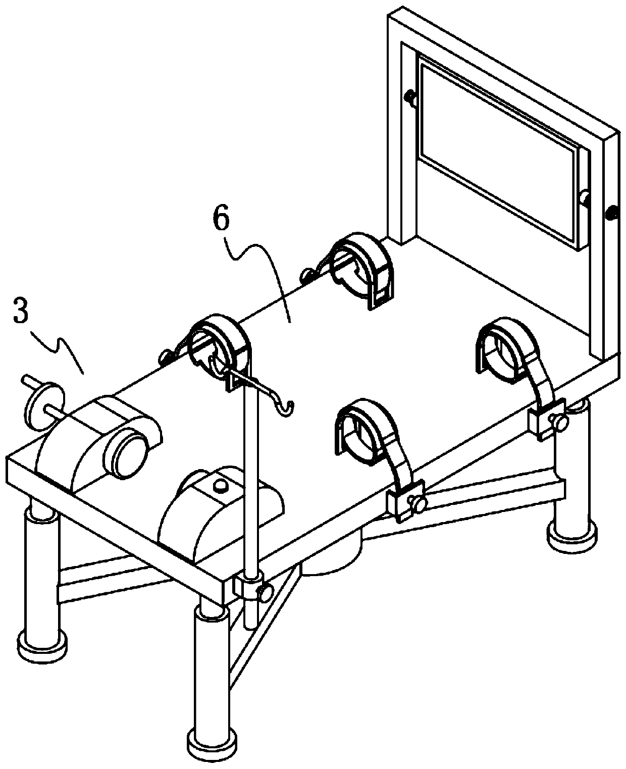 Children transfusion fixing device