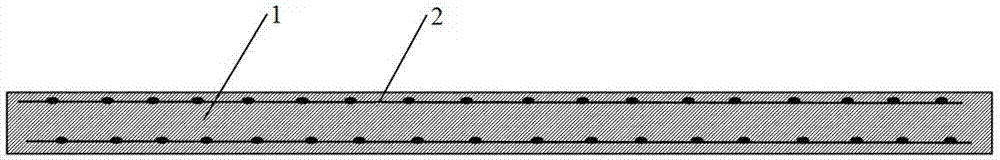 Fabricated type reactive powder concrete prefabricated pavement slab without reinforcing rib and manufacturing method thereof