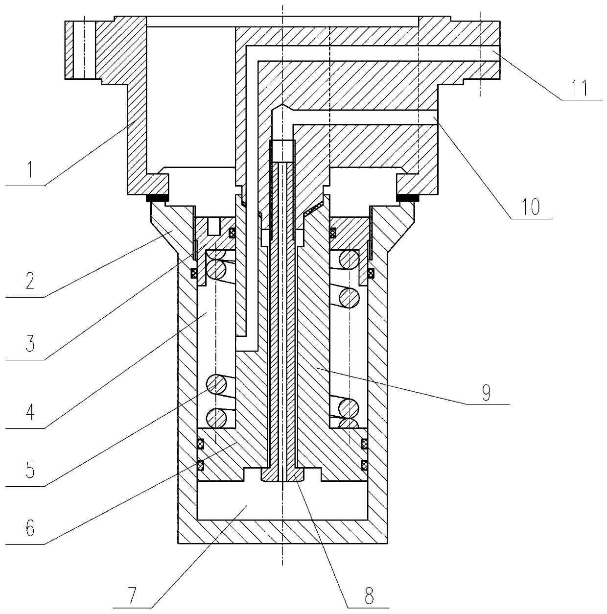 Built-in type safety valve