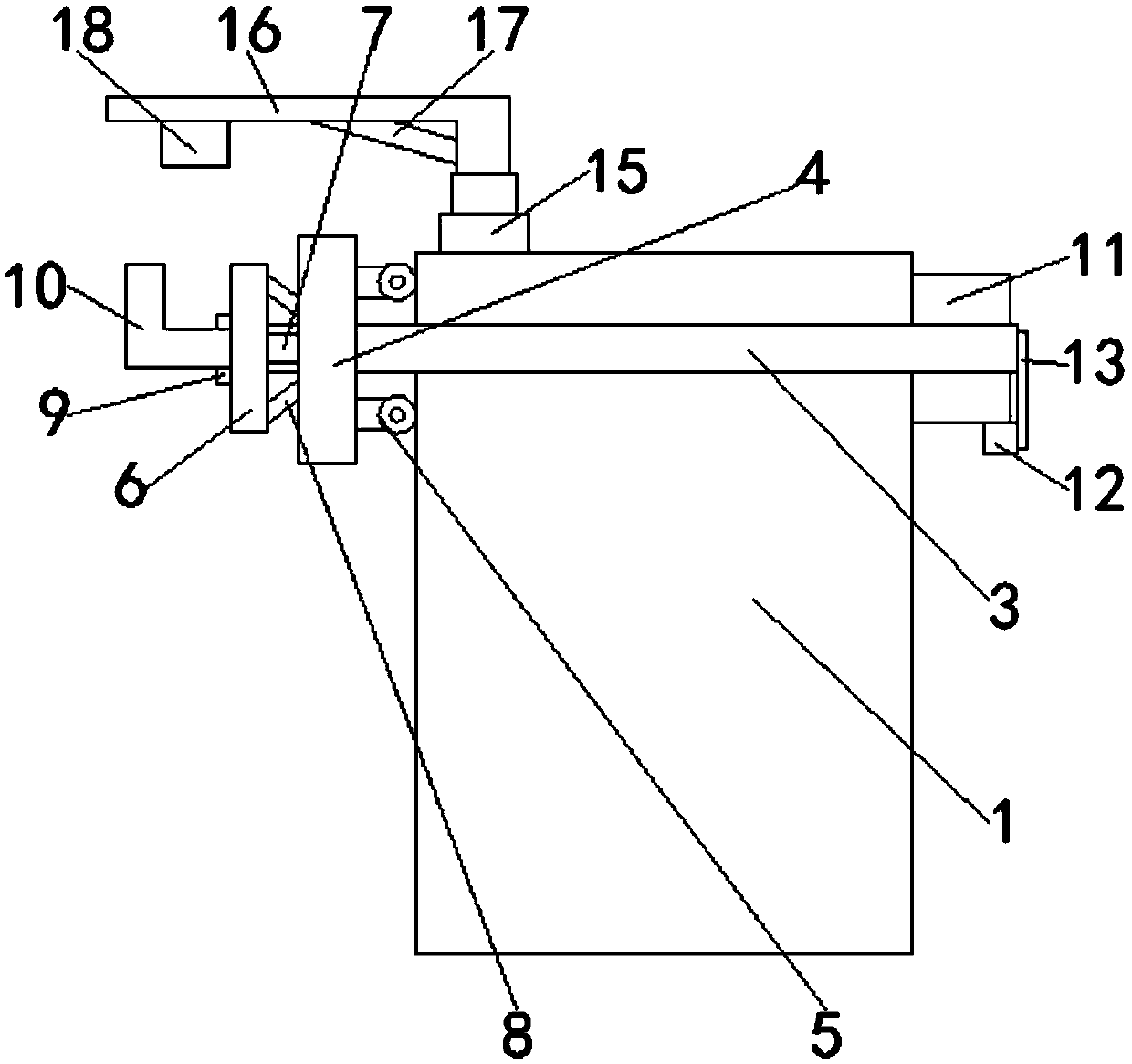 Safe-to-use welding mechanism for solar photovoltaic bracket production