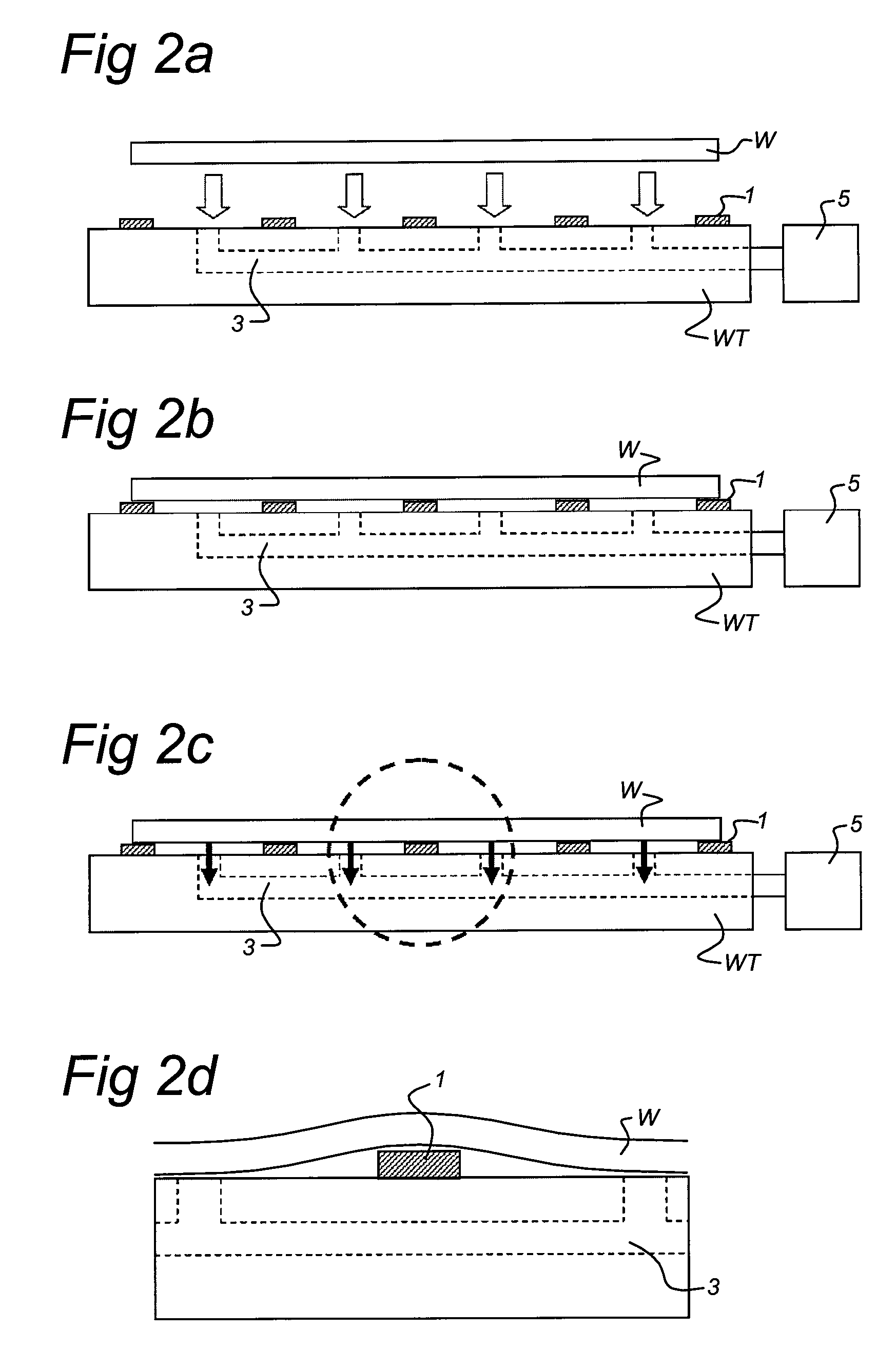 Method of Placing a Substrate, Method of Transferring a Substrate, Support System and Lithographic Projection Apparatus