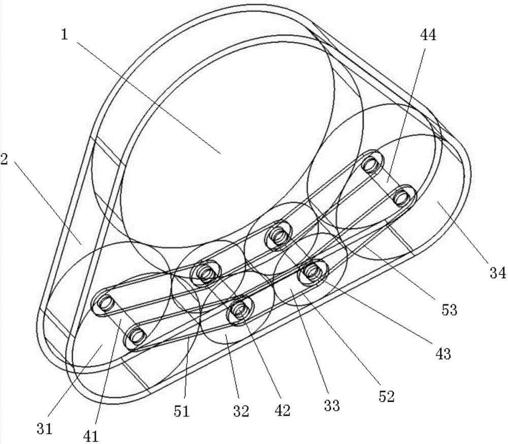 Vehicle assisted passing device and vehicle wheel combination