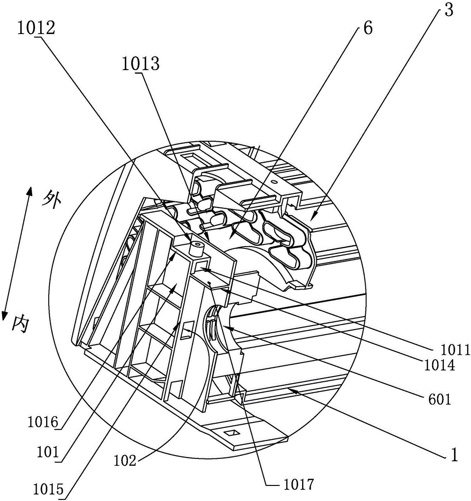 Base structure of indoor unit of air conditioner