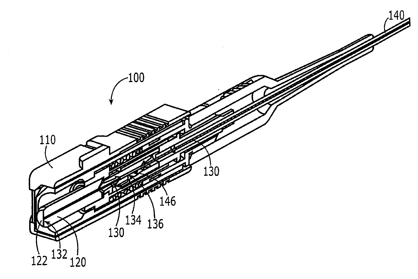 Mating of optical fibers having angled end faces