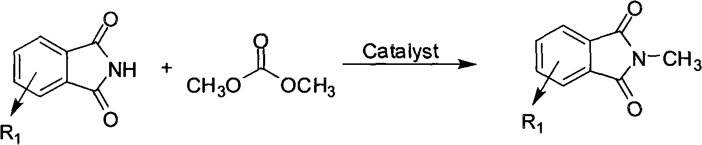 Method for preparing N-methyl phthalimide compound