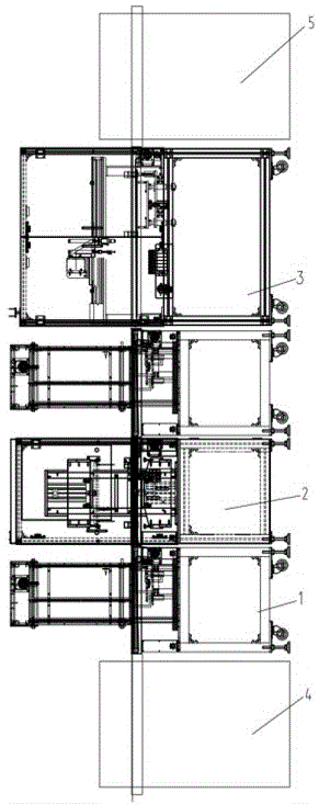 Horizontal conveying mechanism of defective take-out machine module