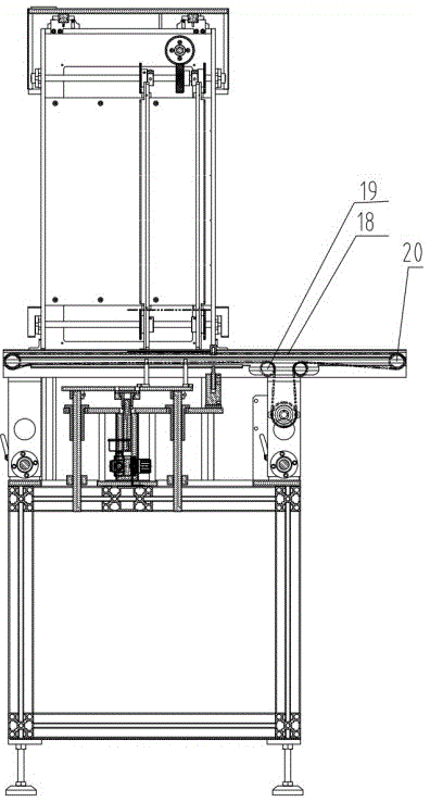 Horizontal conveying mechanism of defective take-out machine module