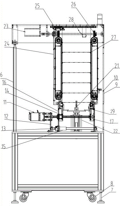 Horizontal conveying mechanism of defective take-out machine module