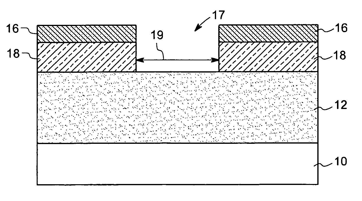 Semiconductor transistors having reduced channel widths and methods of fabricating same