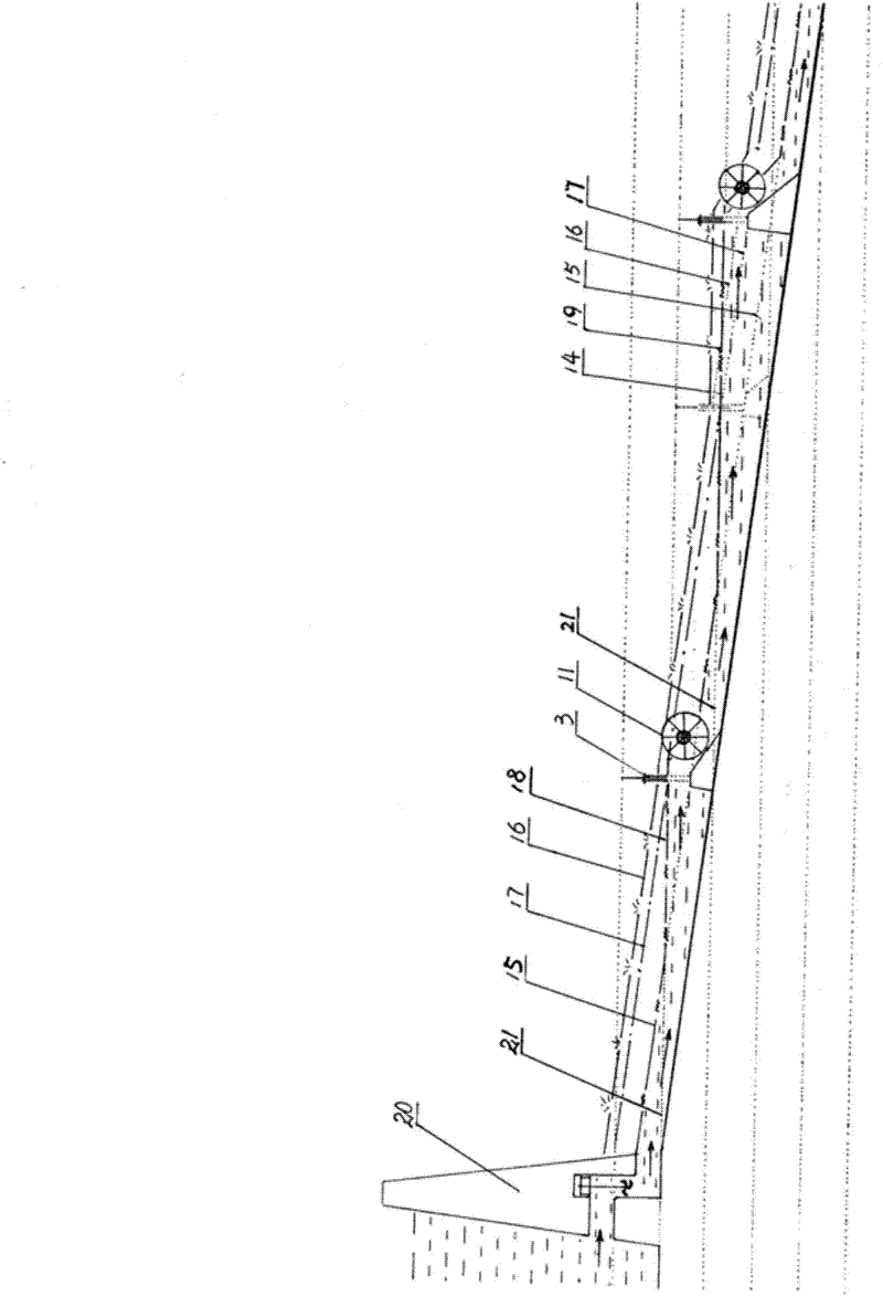 Method for densely building hydroelectric power station and hydroelectric power station capable of being densely built