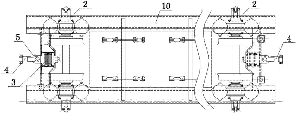 Manual coupling buffer structure