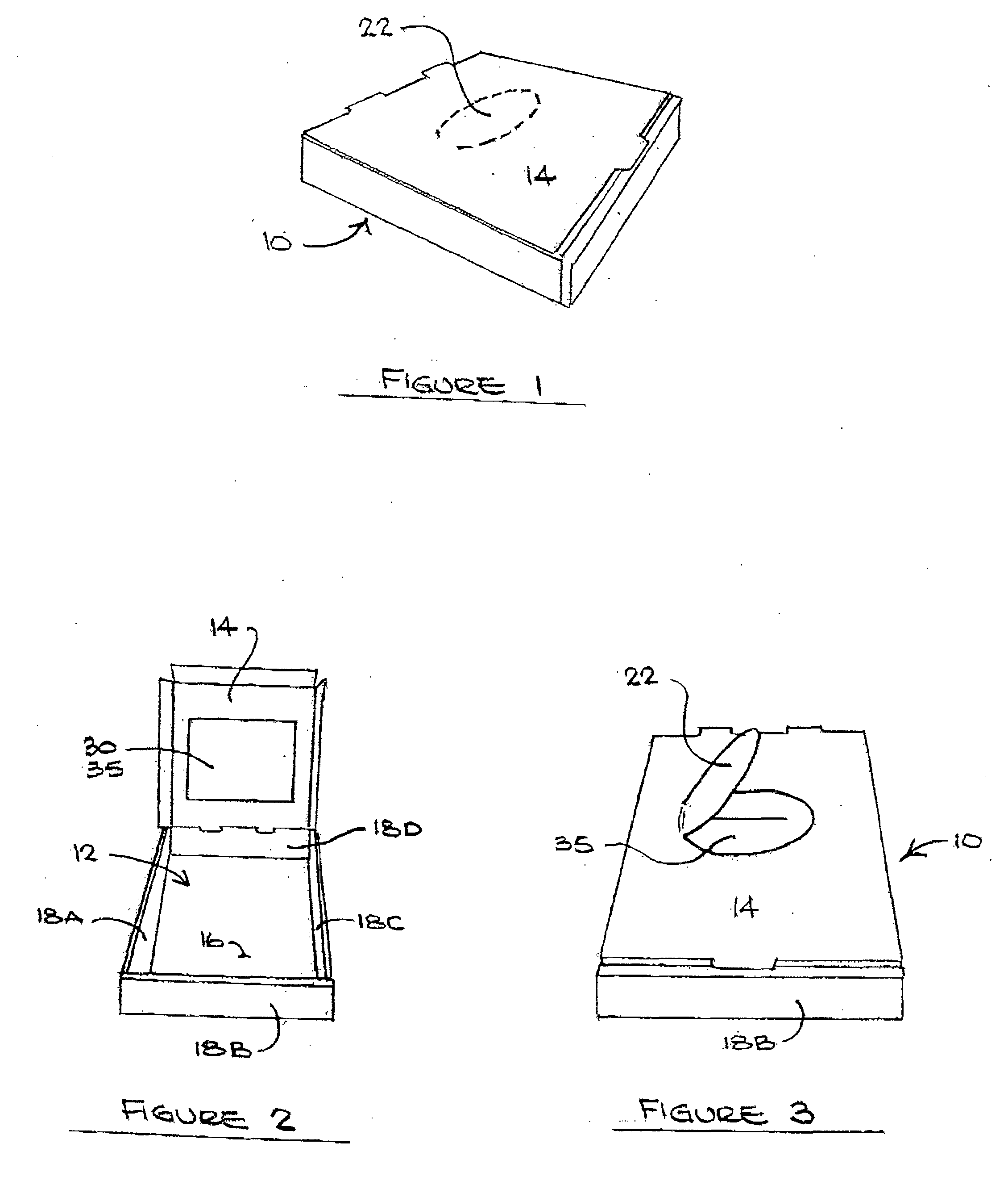 Food container having an integrated napkin housing