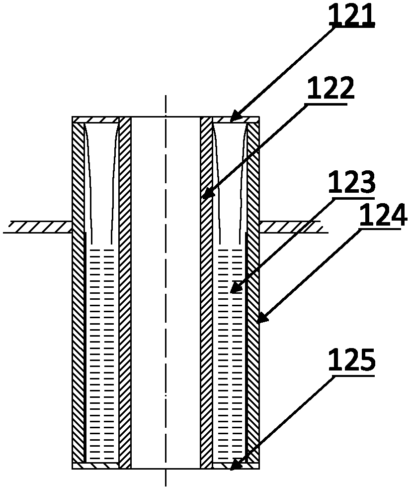 Anticorrosion smoke waste heat recycling device of heat pipe structure