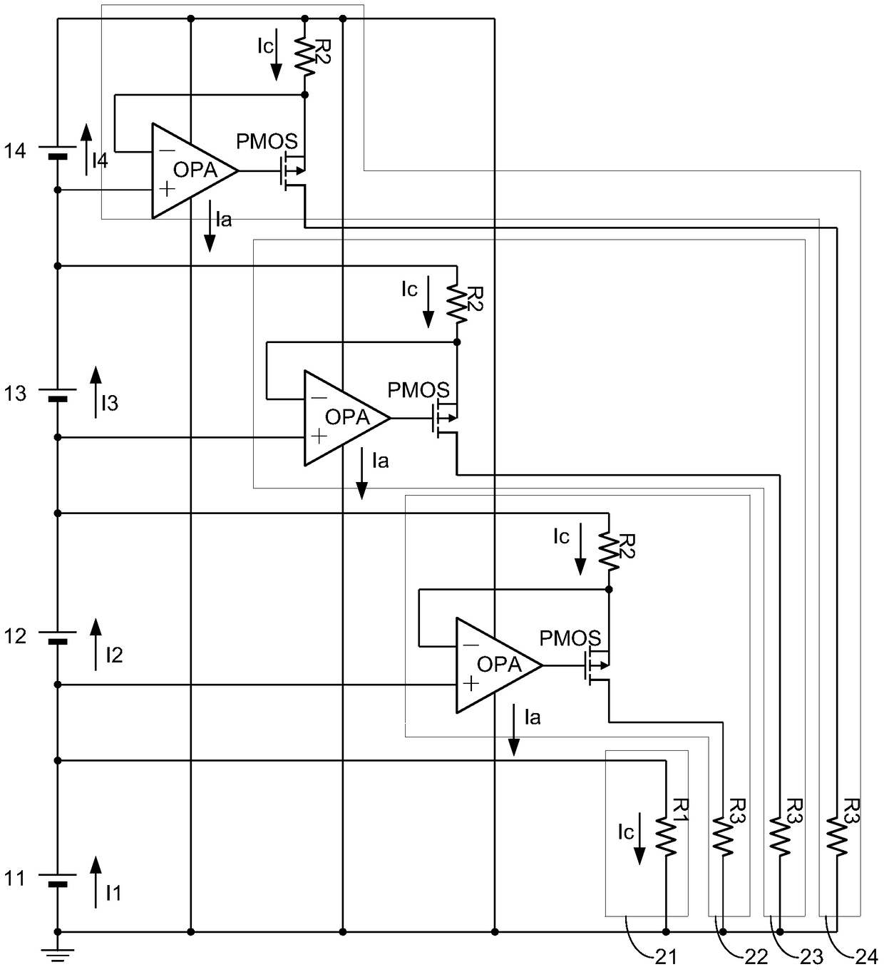 Battery voltage conversion circuit and battery management system