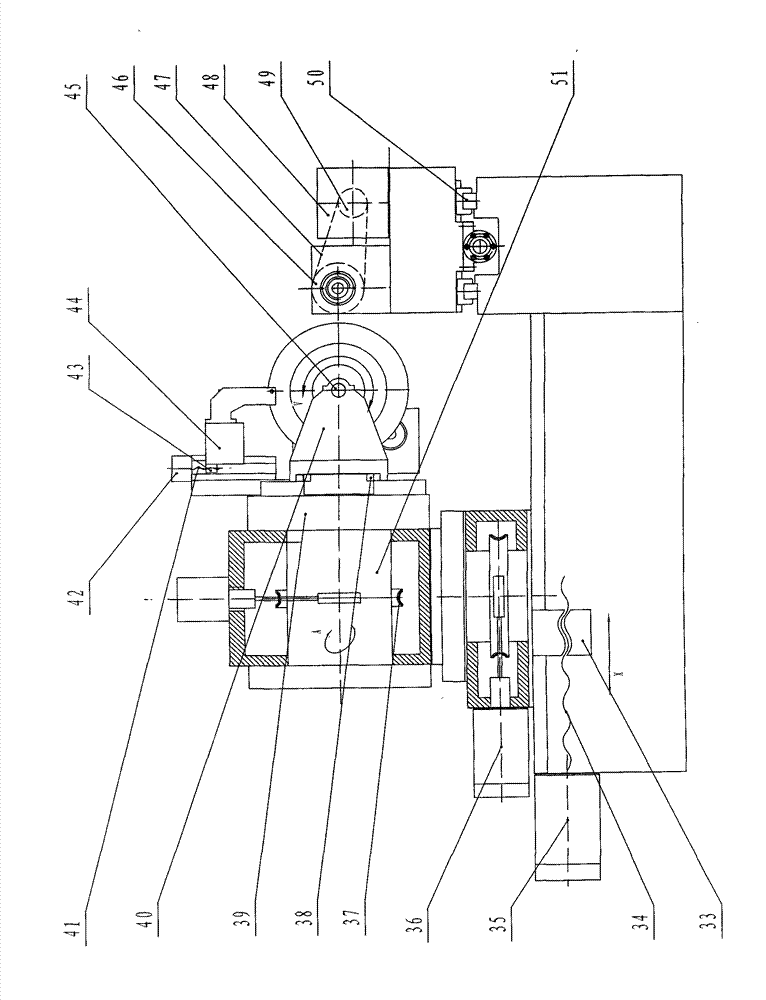 Numerical control universal worm grinder