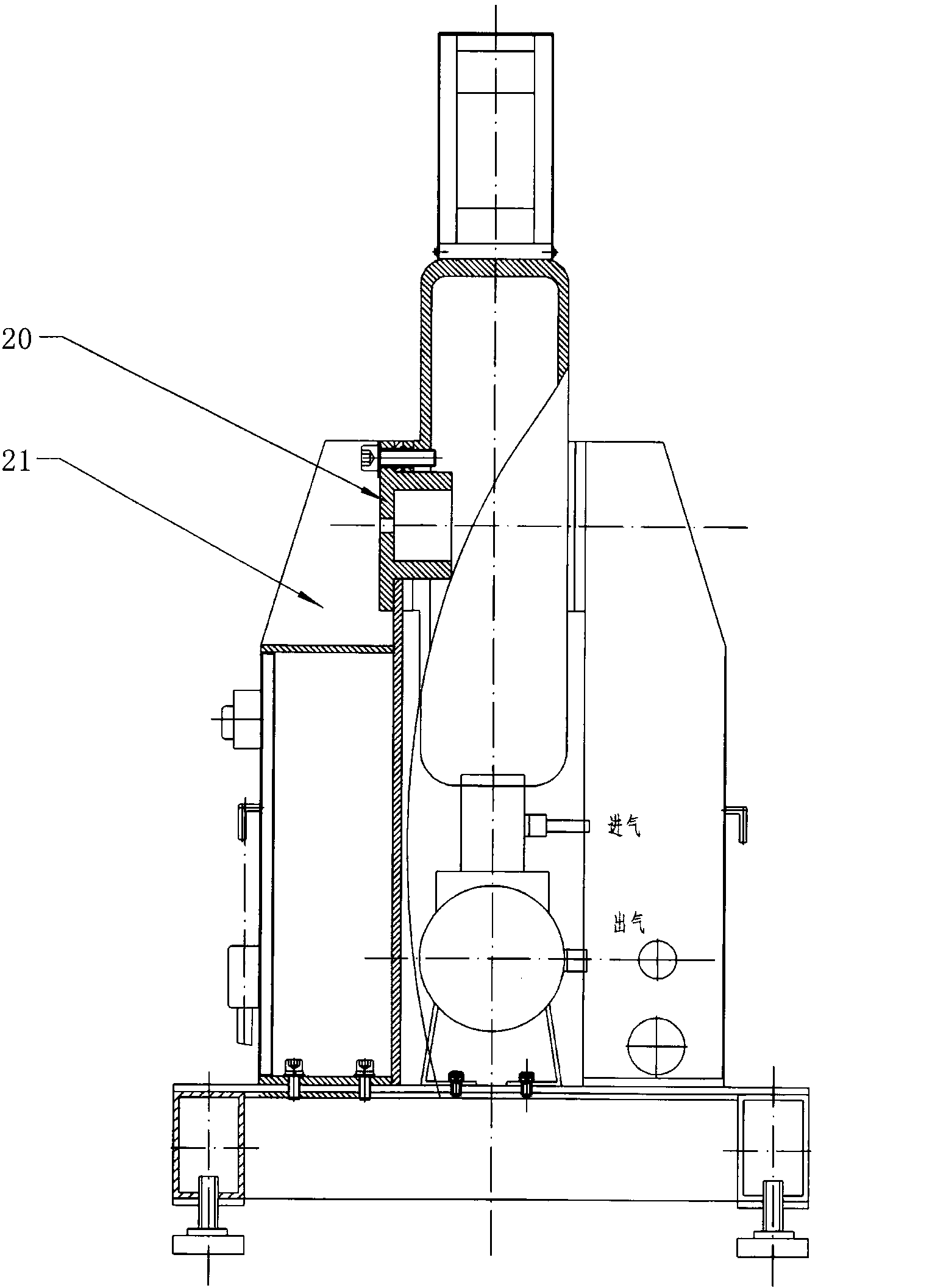 Quick molding device for sheet metal parts