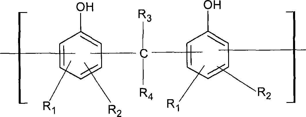 Resorcin phenolic resin modified rubber composition