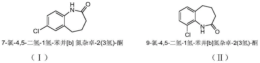 Synthetic method of 7 or 9-chloro-4,5-dihydro-1hydro-benzo[b]azepine-2(3hydro)-one