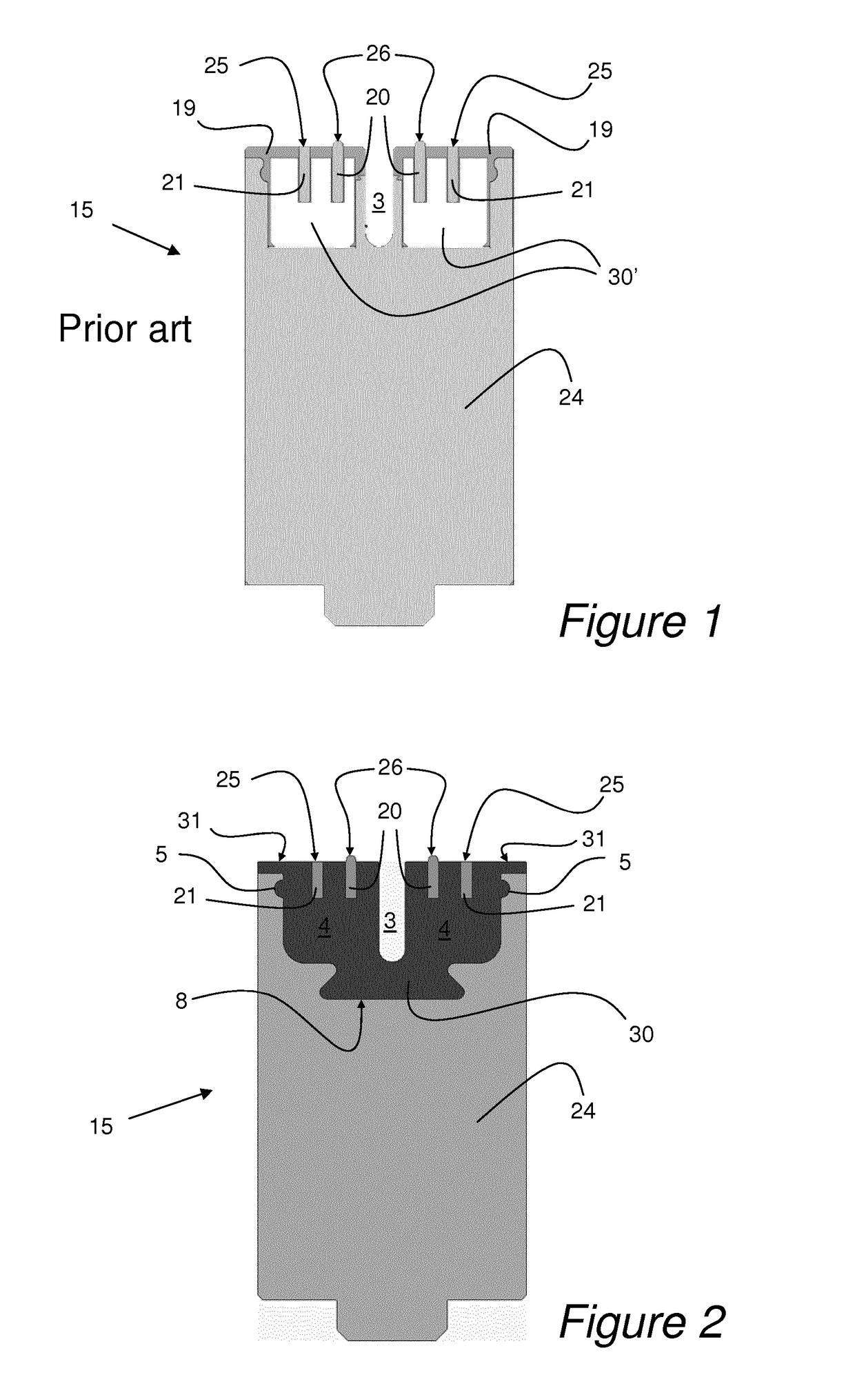 Simplified transversal induction sealing device