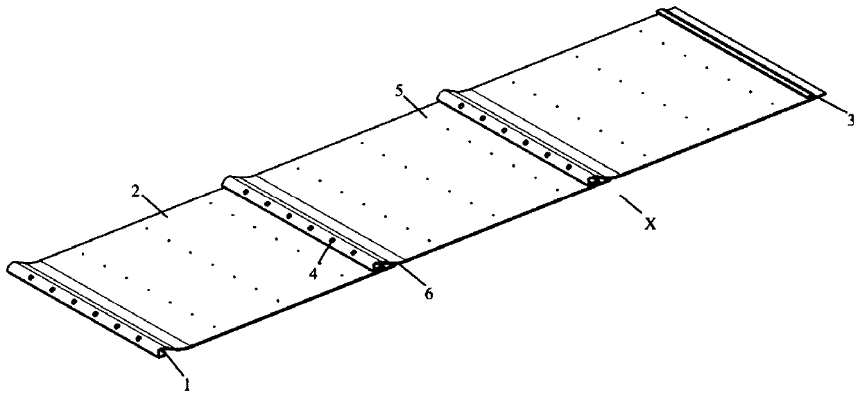 Lap joint type ejector cooling structure
