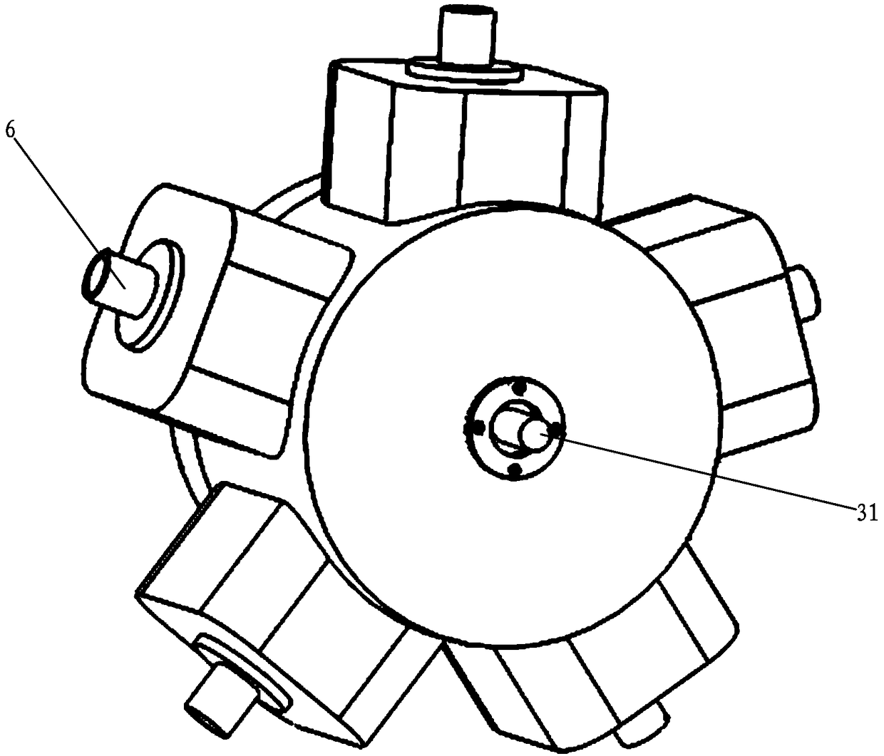 Multi-way rotor control valve
