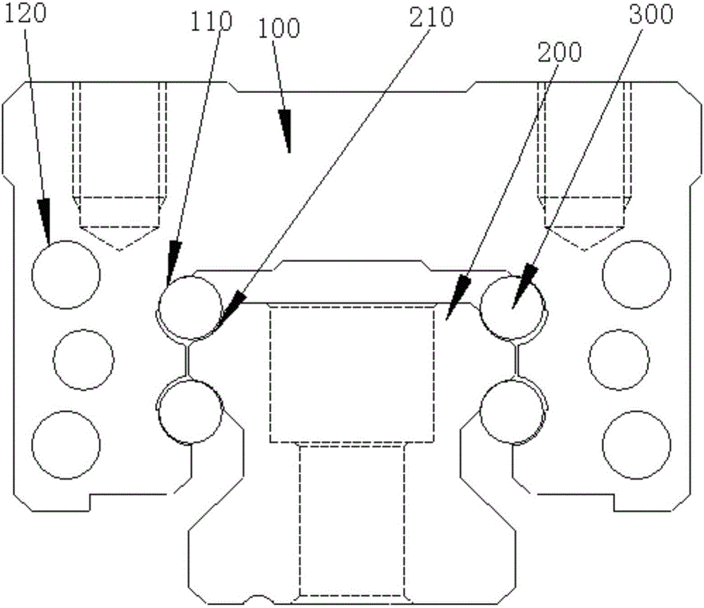 Efficient linear guide rail