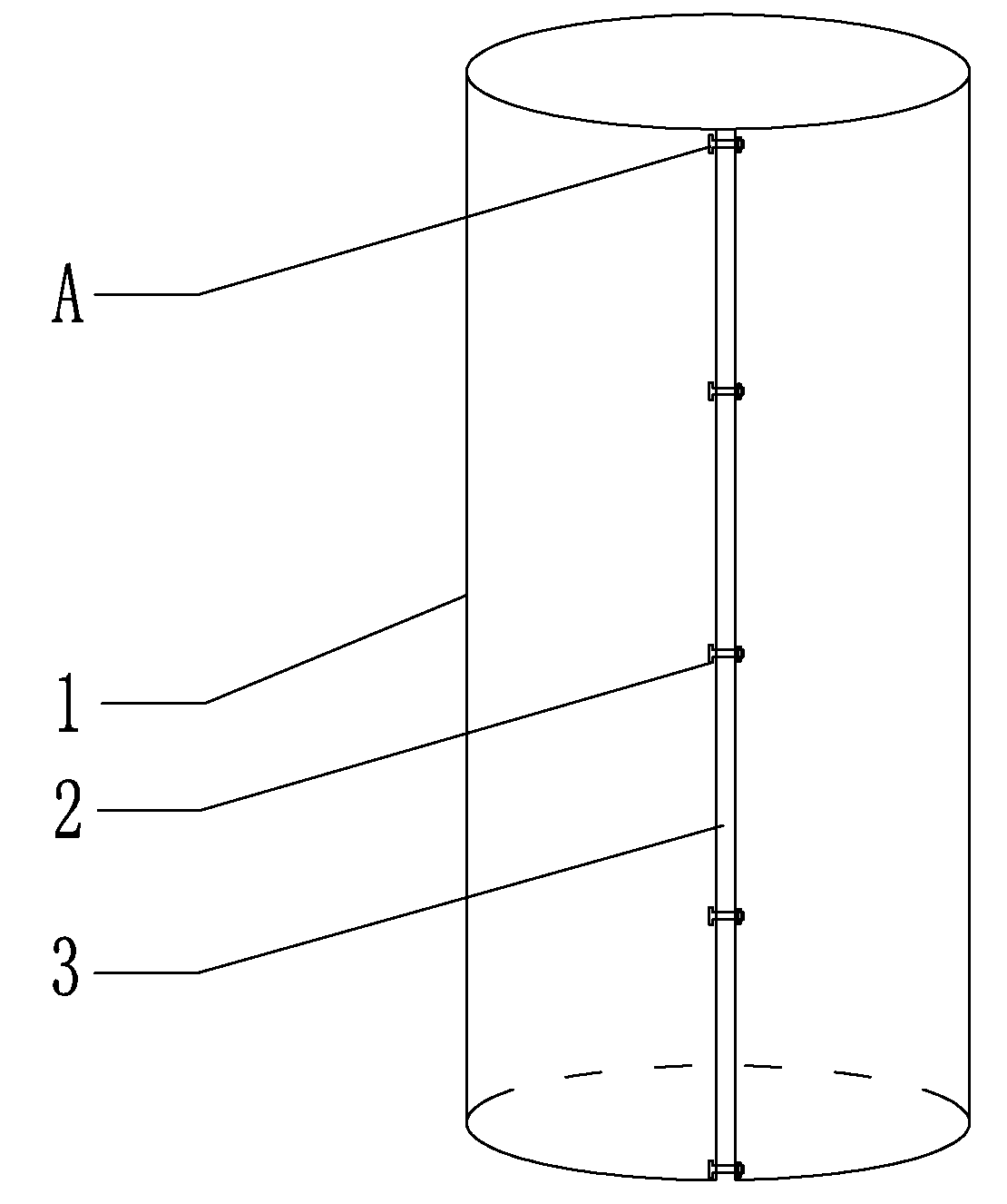 Bored cast-in-place pile casing and using method thereof