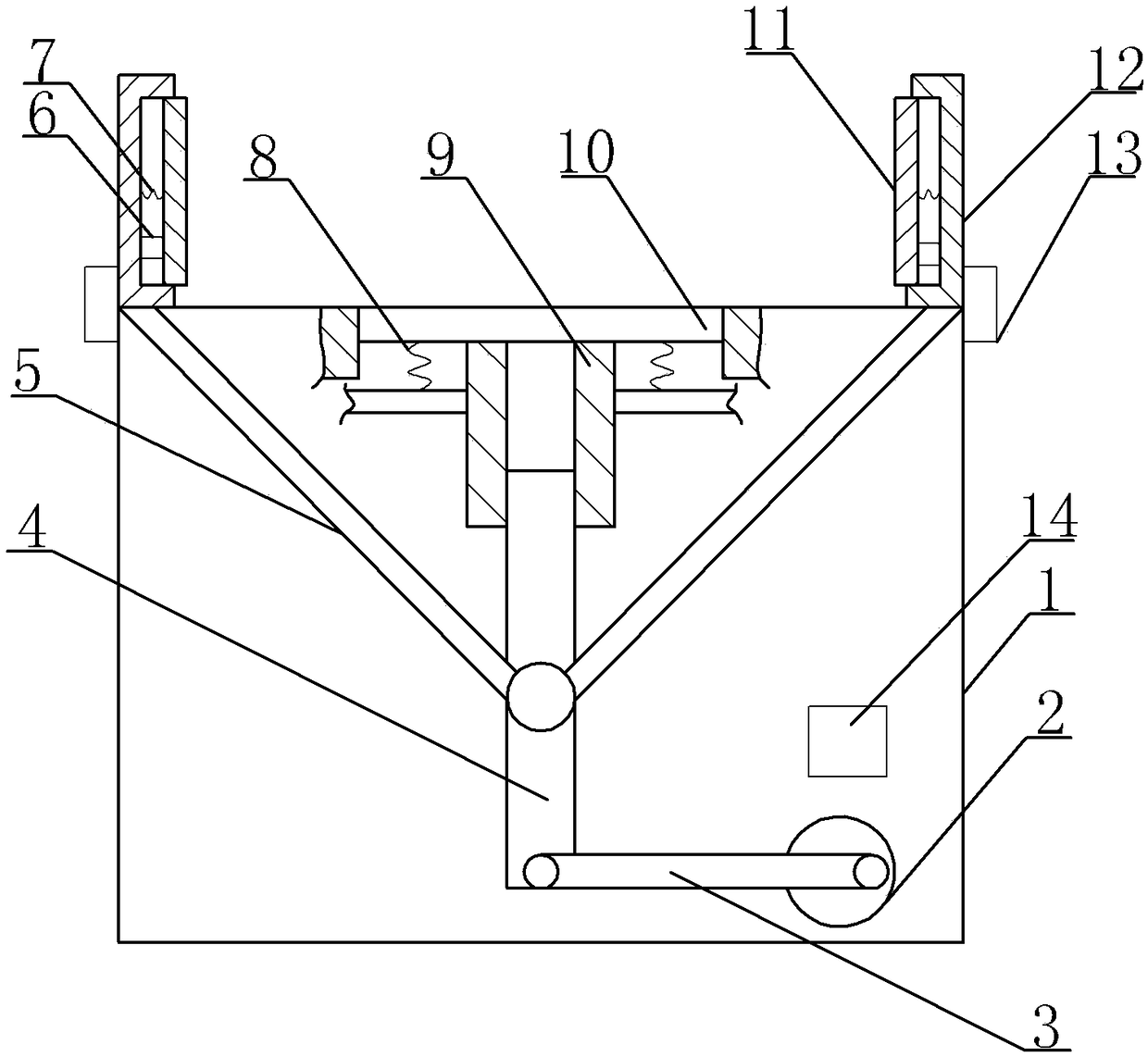 Clamping device for automobile parts