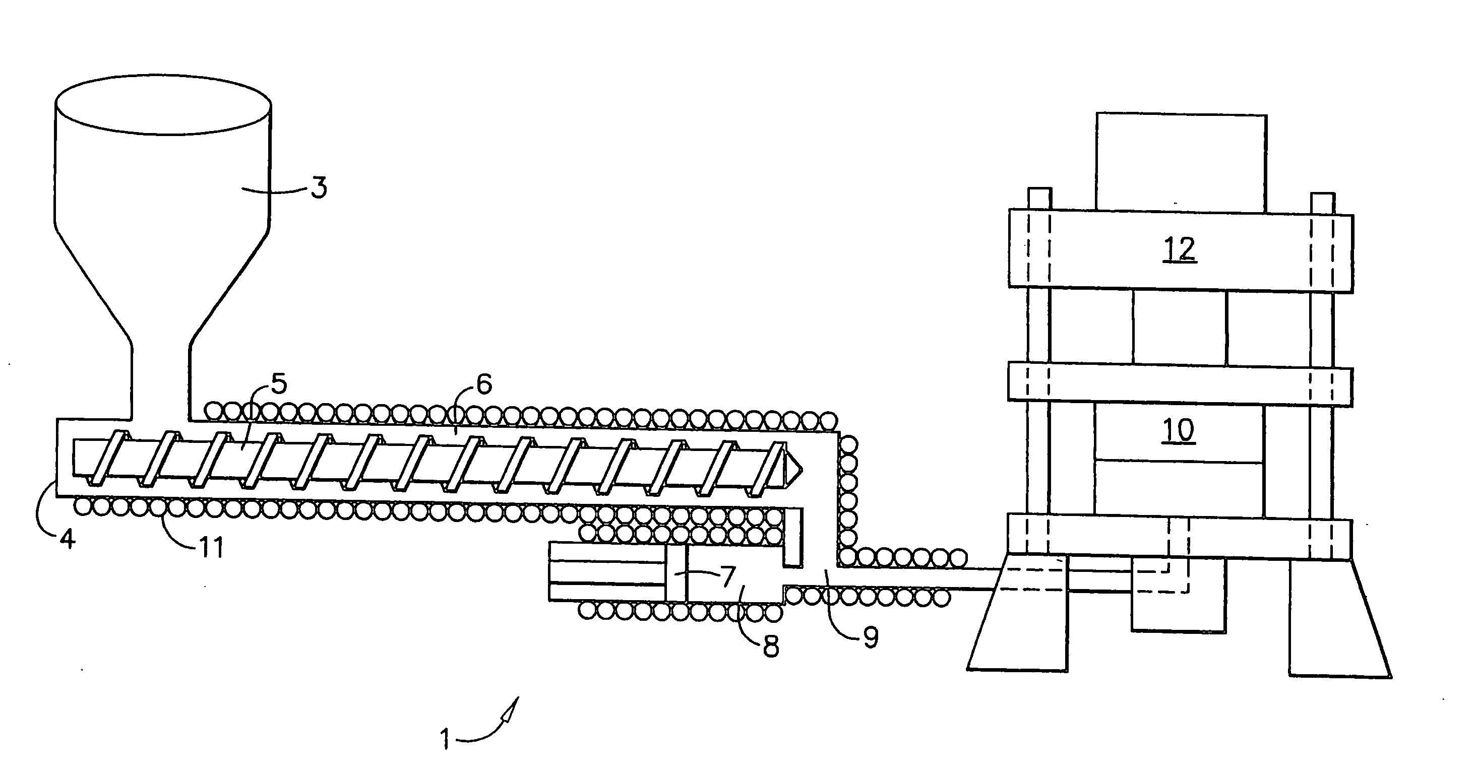 Method of extracting and inserting upper and lower molds