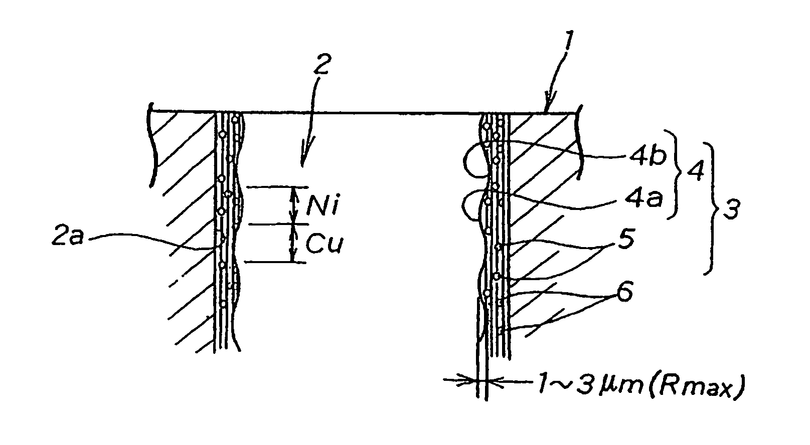 Composite plating film and a process for forming the same