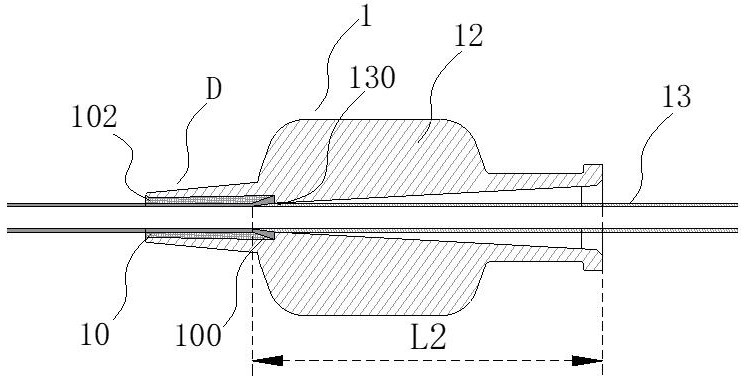 A self-expanding stent introduction device