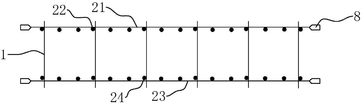 Integral steel bar mesh frame, prefabricated plate containing same, and connecting structure of prefabricated plate