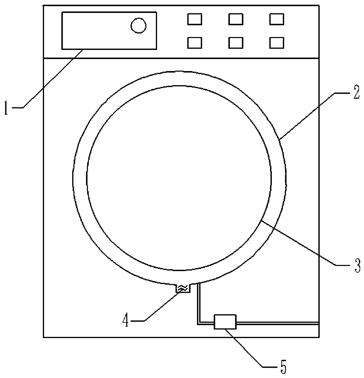 Clothes disinfecting and sterilizing method of drum washing machine and drum washing machine