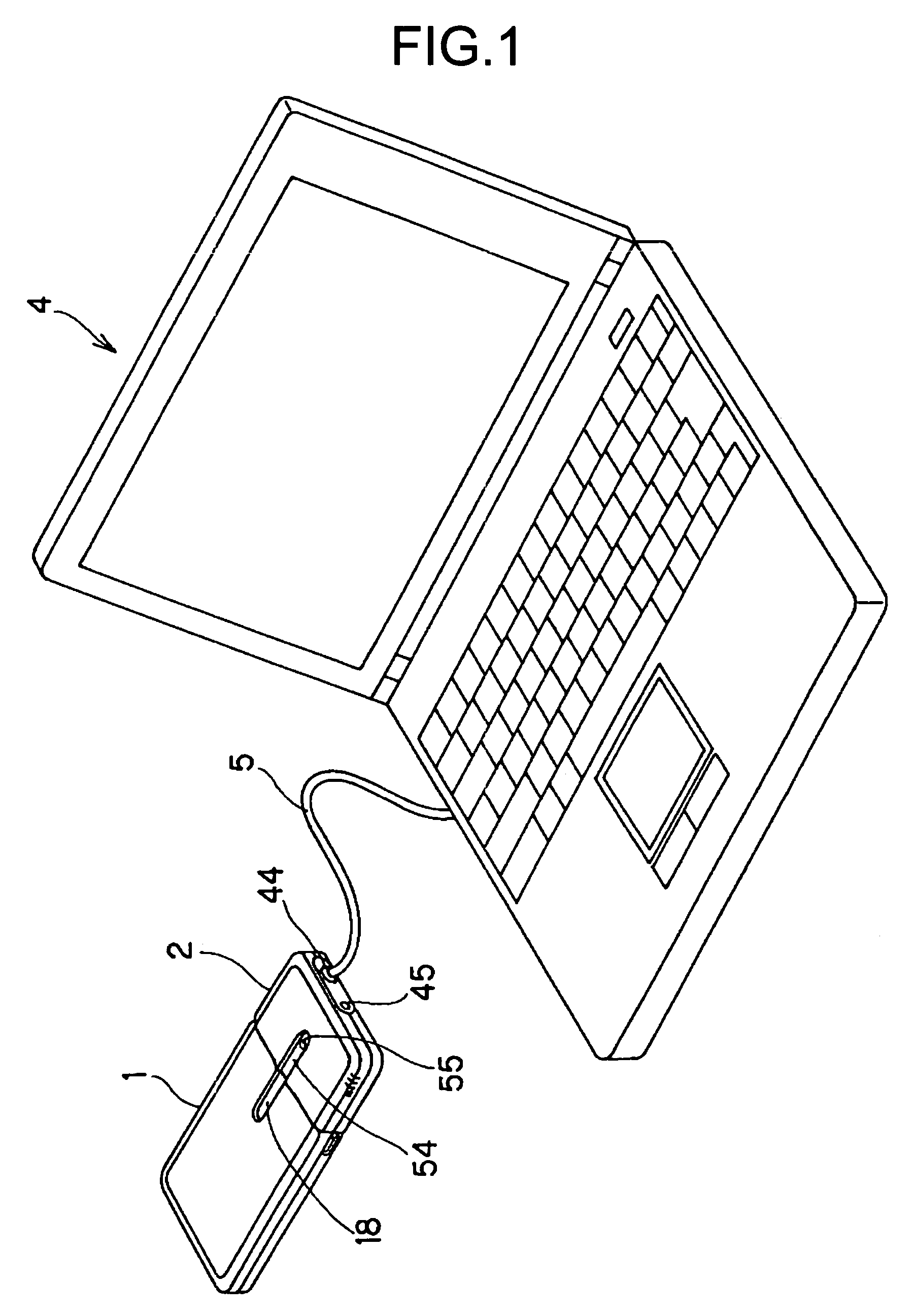 Hard disk system having a hard disk unit and a conversion unit for connection to a host device