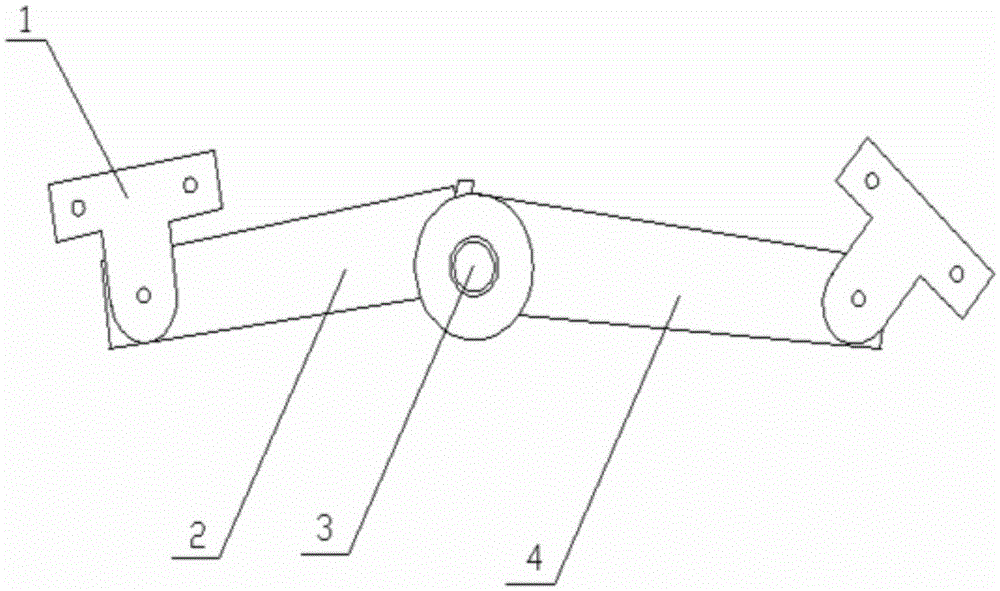 Concealed hinge for medical cabinet