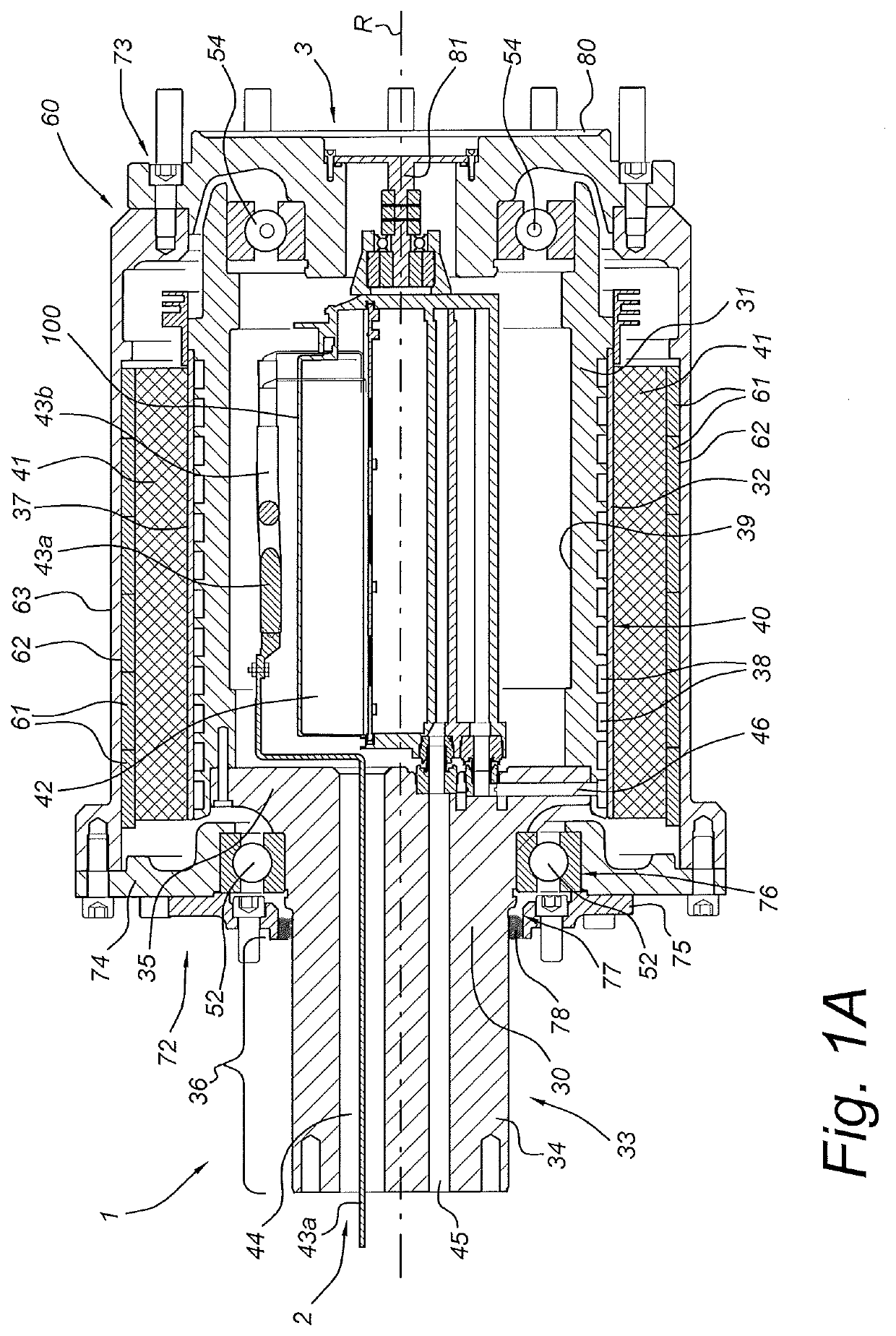 In-wheel electric motor provided with an inverter and method of manufacturing such an in-wheel electric motor