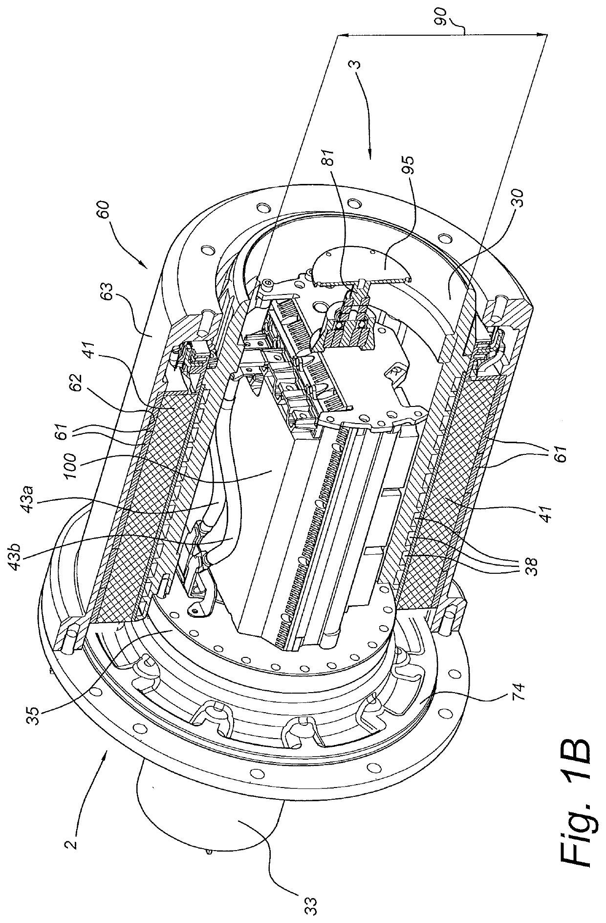 In-wheel electric motor provided with an inverter and method of manufacturing such an in-wheel electric motor